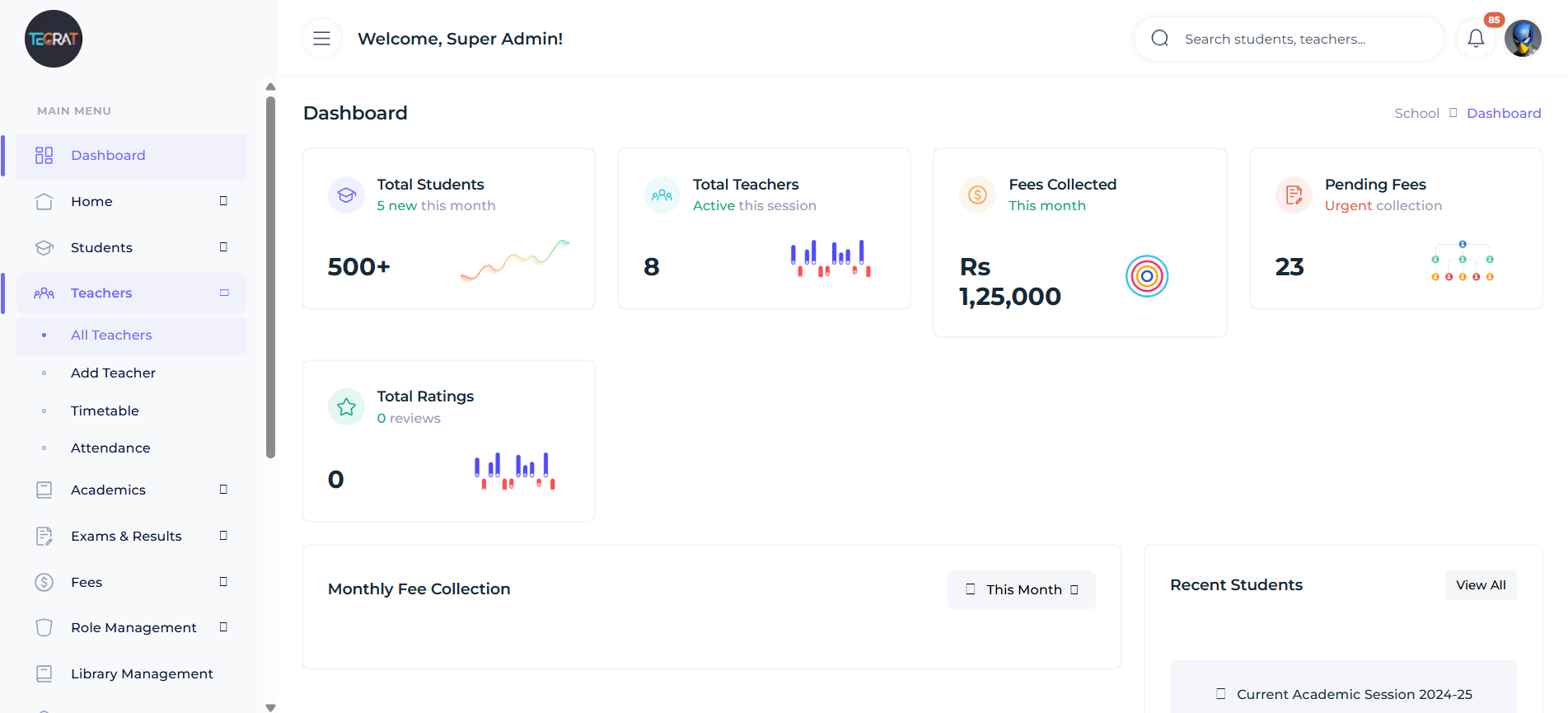 Principal Dashboard